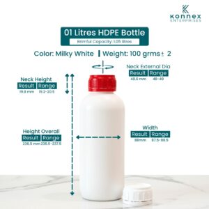 1 Litre HDPE Bottle