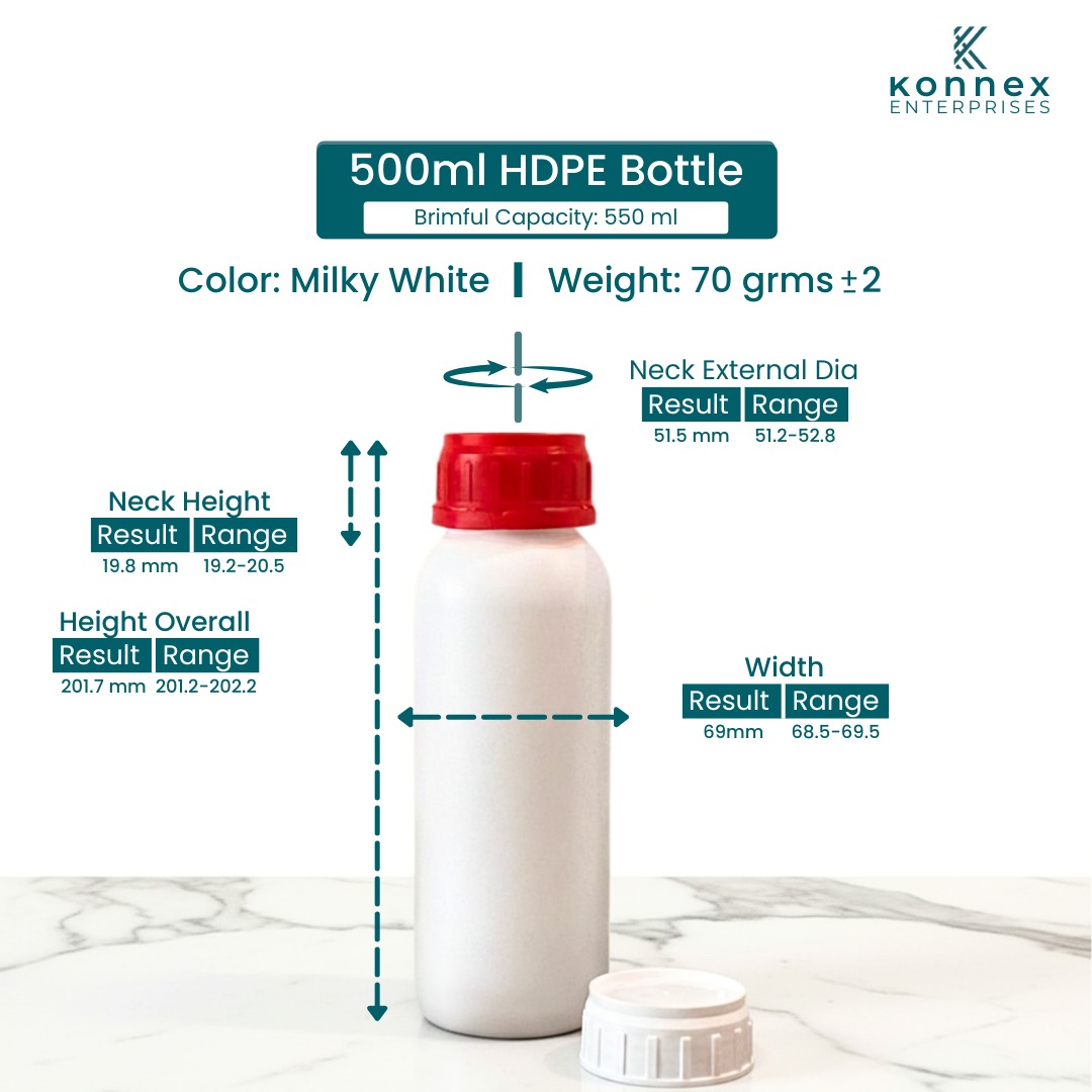 500ML HDPE Bottle