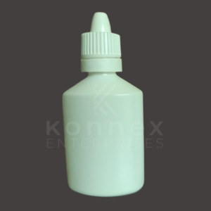 30ml white empty HDPE normal saline plastic dropper bottle with tamper evident cap